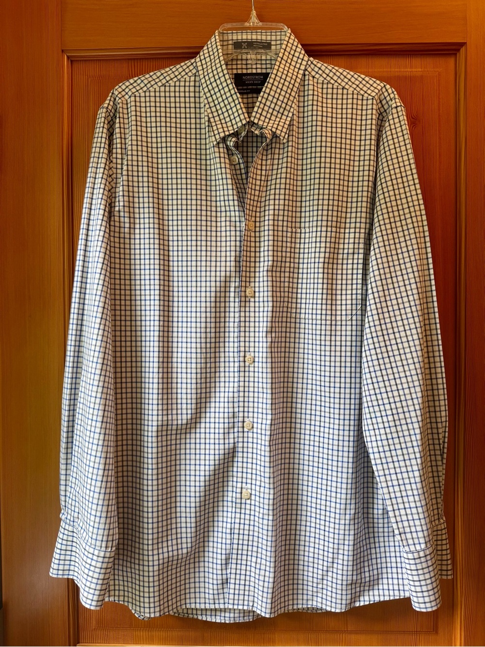 Men’s Nordstrom Men’s Shop Smartcare Regular Fit Button Up Shirt Size L
